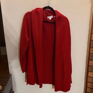 Ava & Viv Red Women's Cardigan